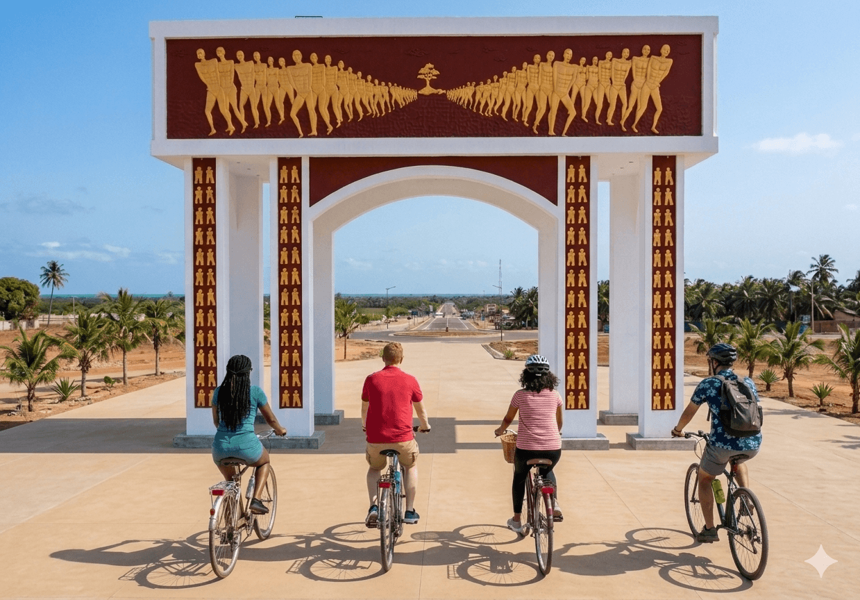 Découvrez Ouidah à vélo